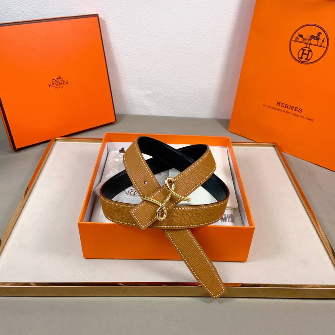 Wholesale H**me5 Logo Belt 24mm For Lady