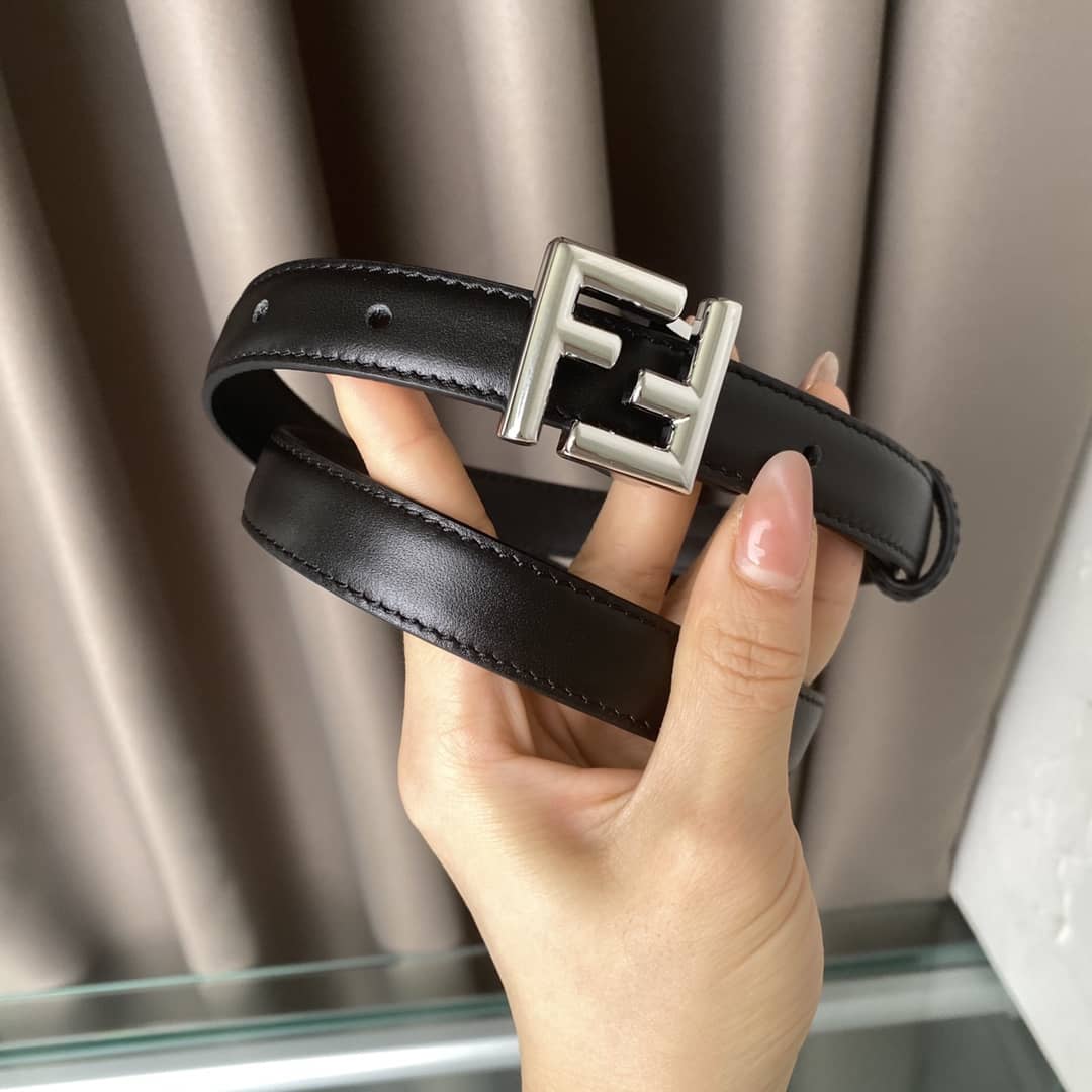 Knockoff F**di Logo Belt 20mm For Lady