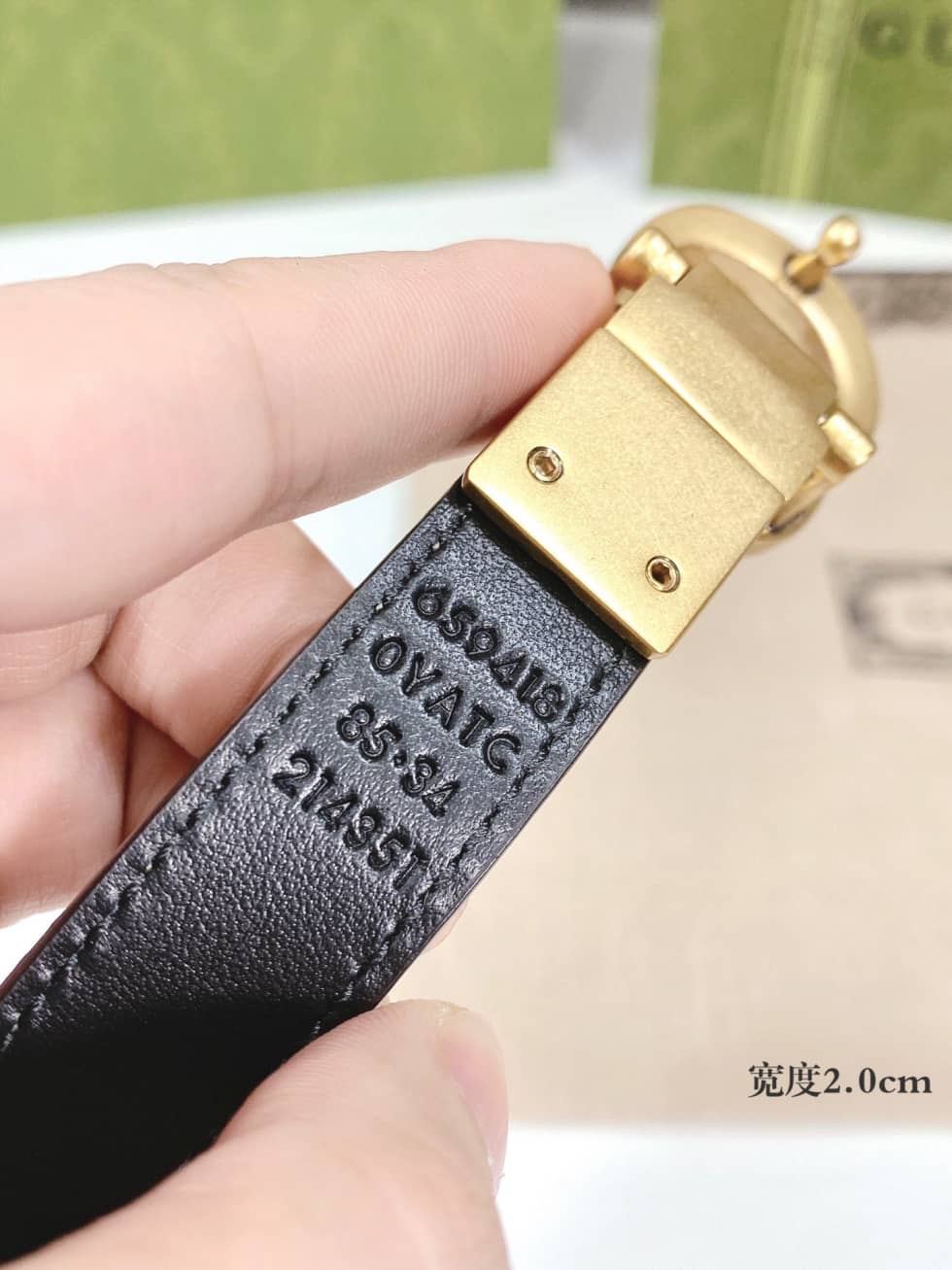 Gvc*1 Belt Dupe 20mm For Lady