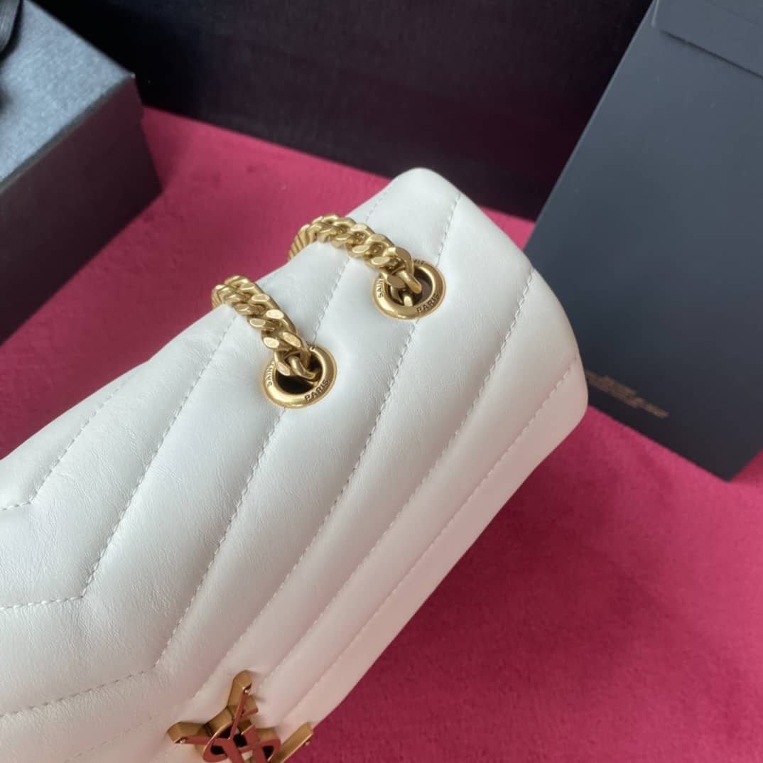 Y51 Loulou Medium Quilted “Y” Leather Replica Bag