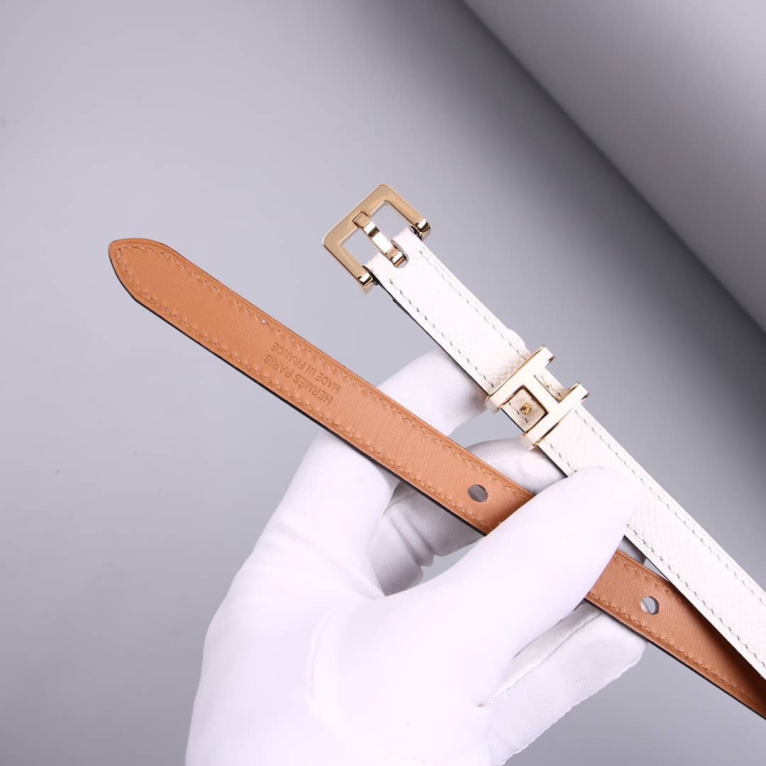 Knockoff H**me5 Logo Belt 15mm For Lady