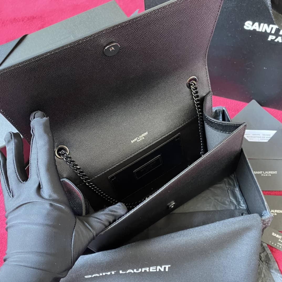 Y51 Replica Sa1nt Lau*nt Kate Embossed Leather Medium Bag