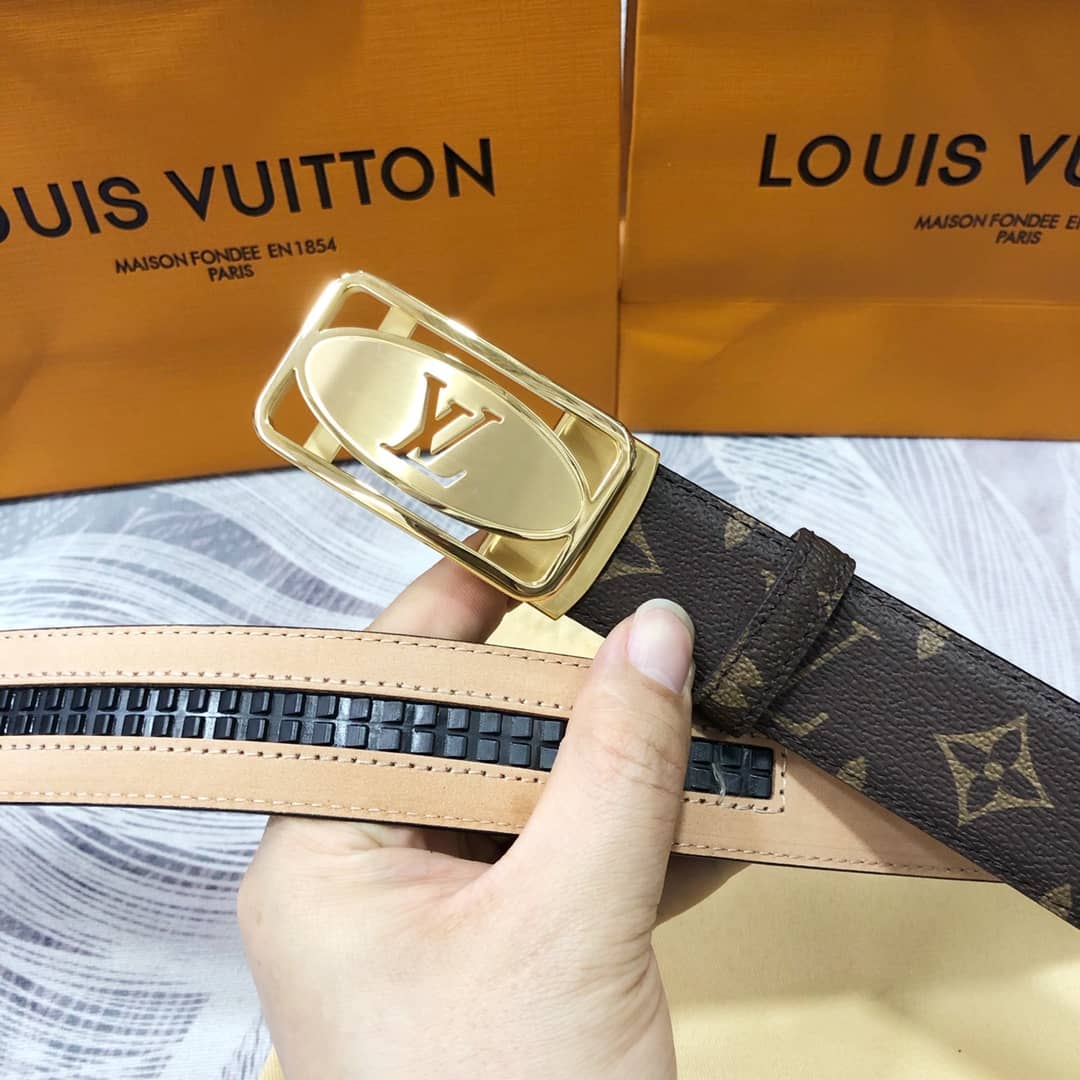 Knockoff L0vis Vvtt0n Logo Belt 35mm