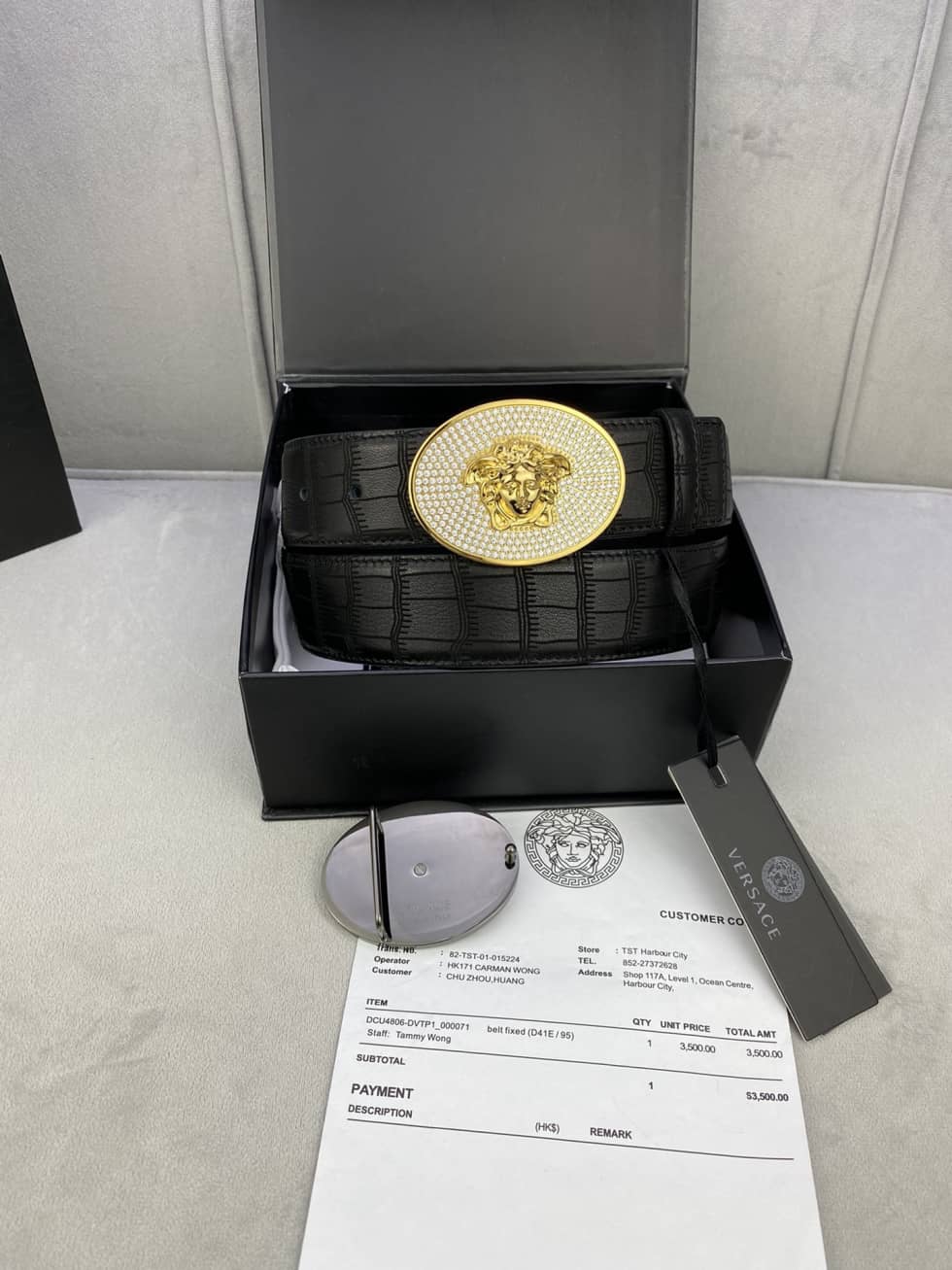 Wholesale Versace AAA+ Belt 40mm
