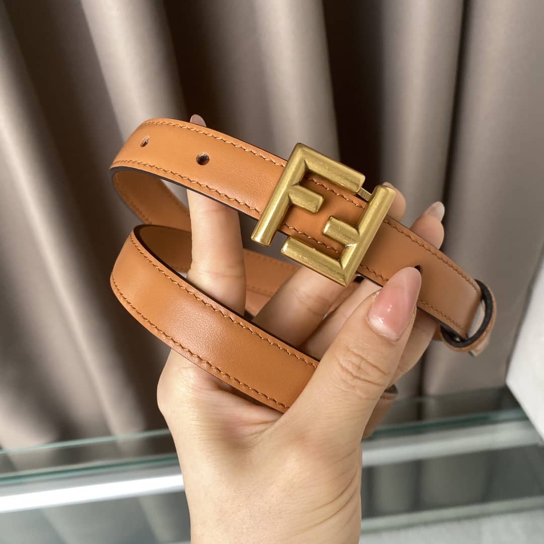 Fake F**di Logo Belt 20mm For Lady