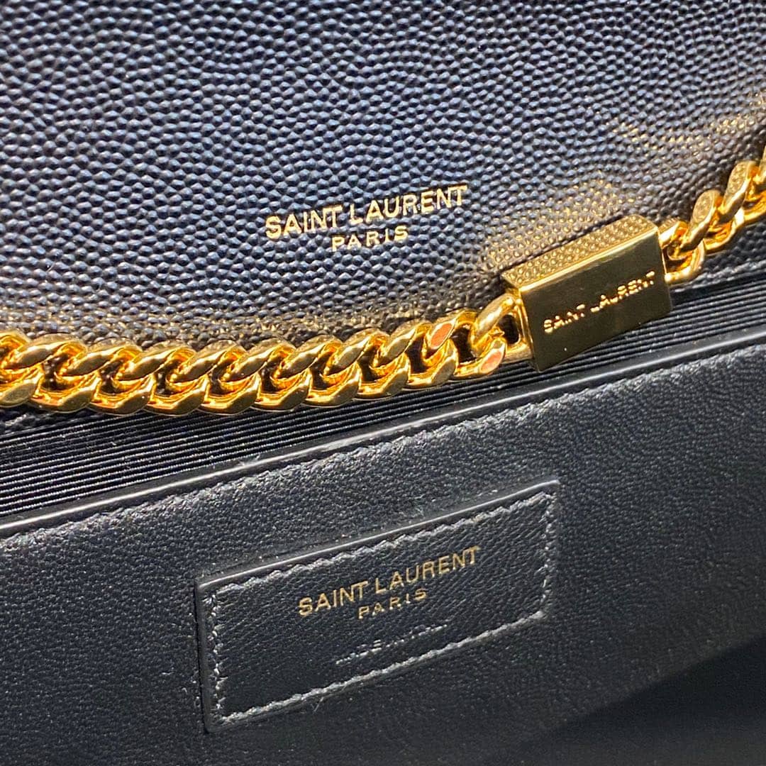 Y51 Dupes Bags Sa1nt Lau*nt Kate Embossed Leather Medium Bag