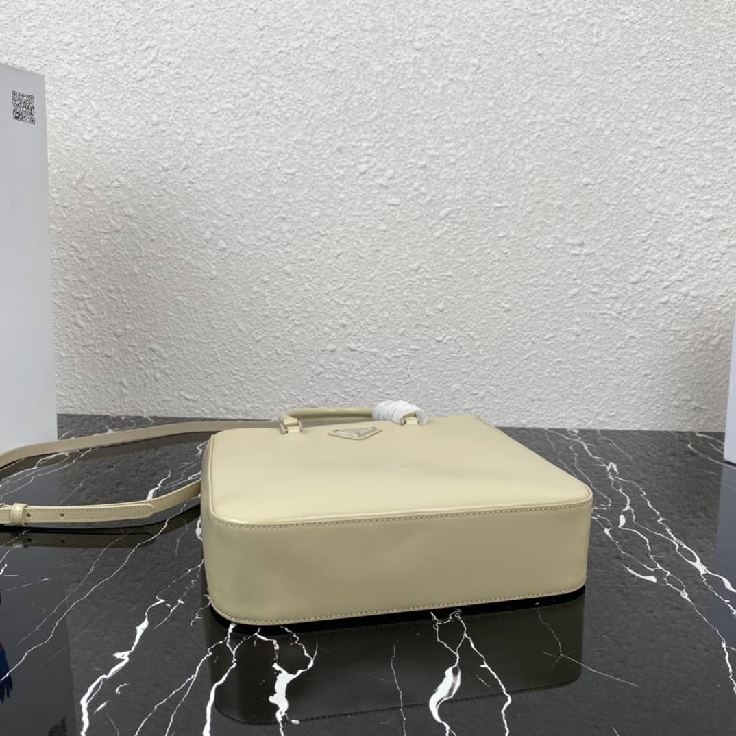 Pra*a Raffia Tote Dupe Womens Brushed Leather Replica Tote