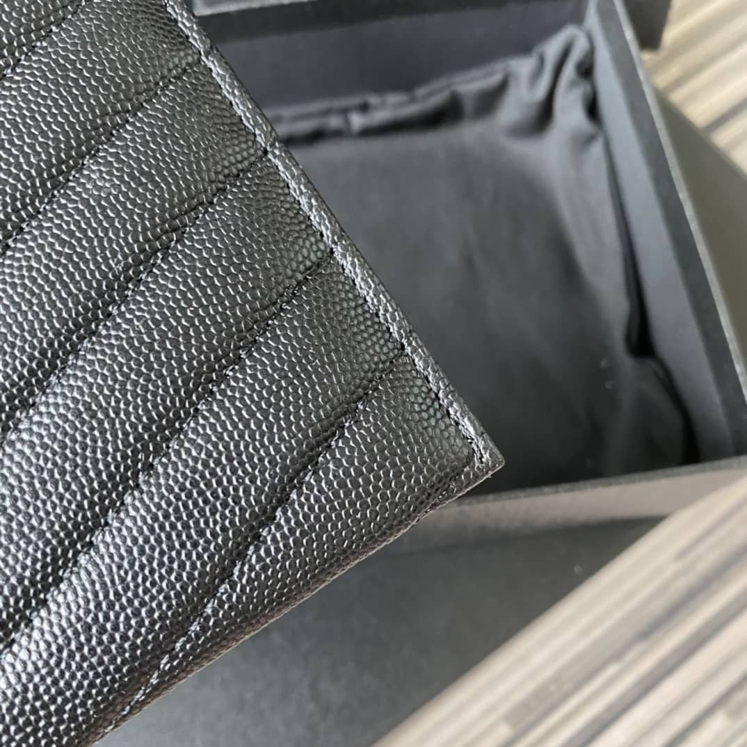 Y51 Clutch Replica Monogram Bill Pouch Black Metal