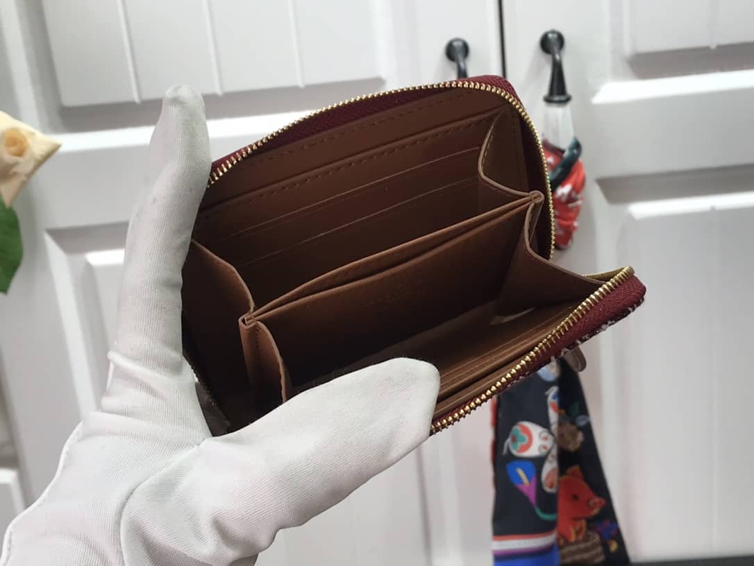 L0vis Vvtt0n Wallet Dupe Zippy Coin Christmas Holiday BoxM60067