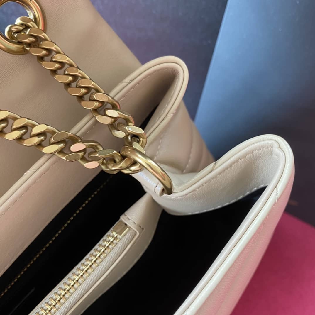 Y51 Loulou Medium Quilted “Y” Leather Replica Bag