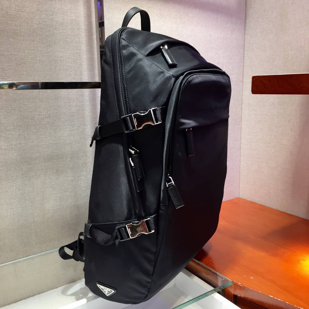Pra*a Backpack Dupe Saffiano Leather Replica