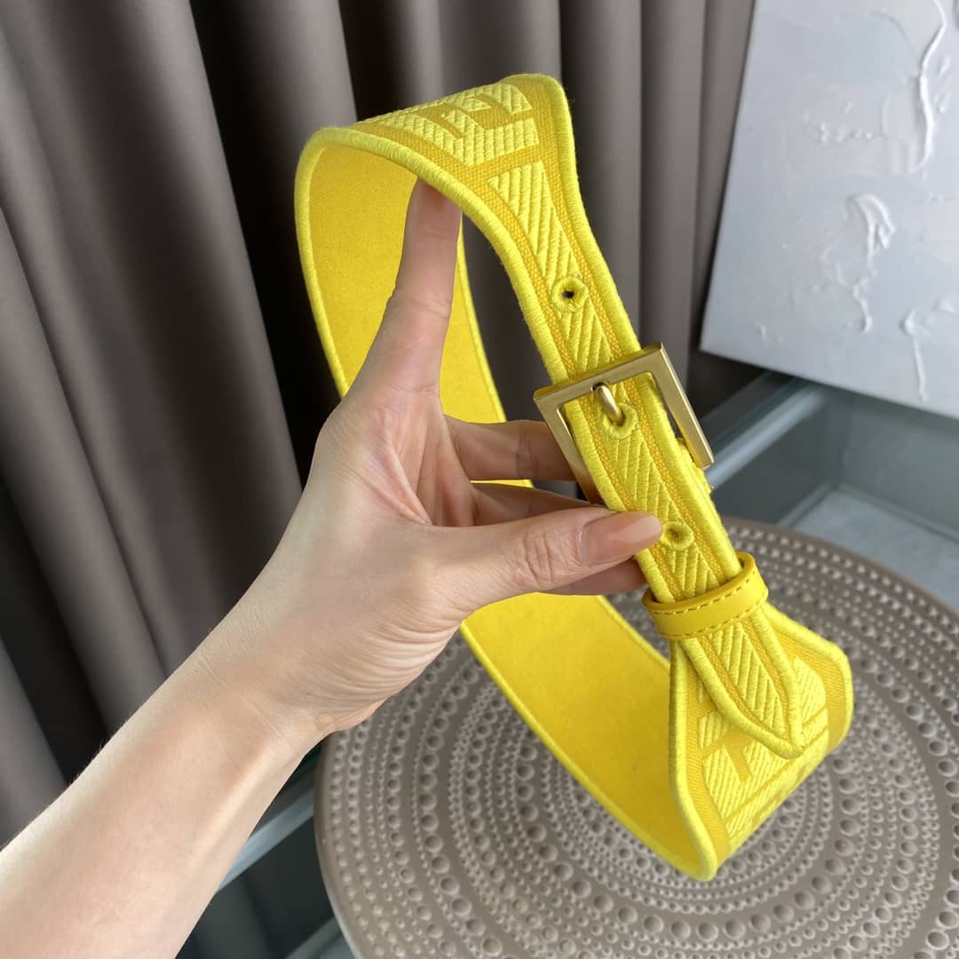 Knockoff F**di Logo Belt 60mm