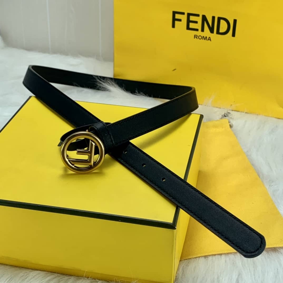 Fake F**di Logo Belt 20mm For Lady