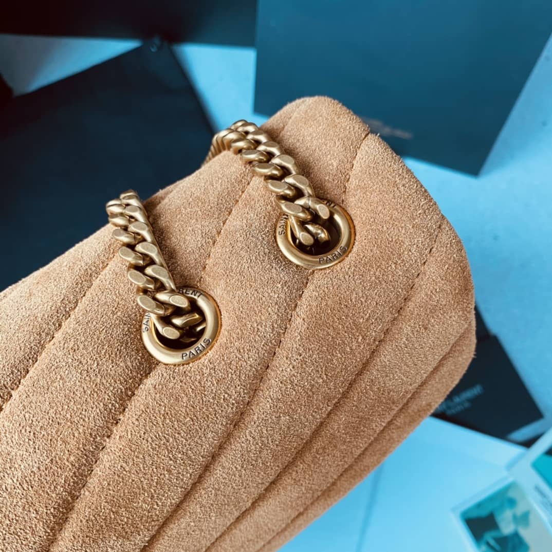 Y51 Dupes Bags Loulou Monogram Quilted Velvet Shoulder Bag