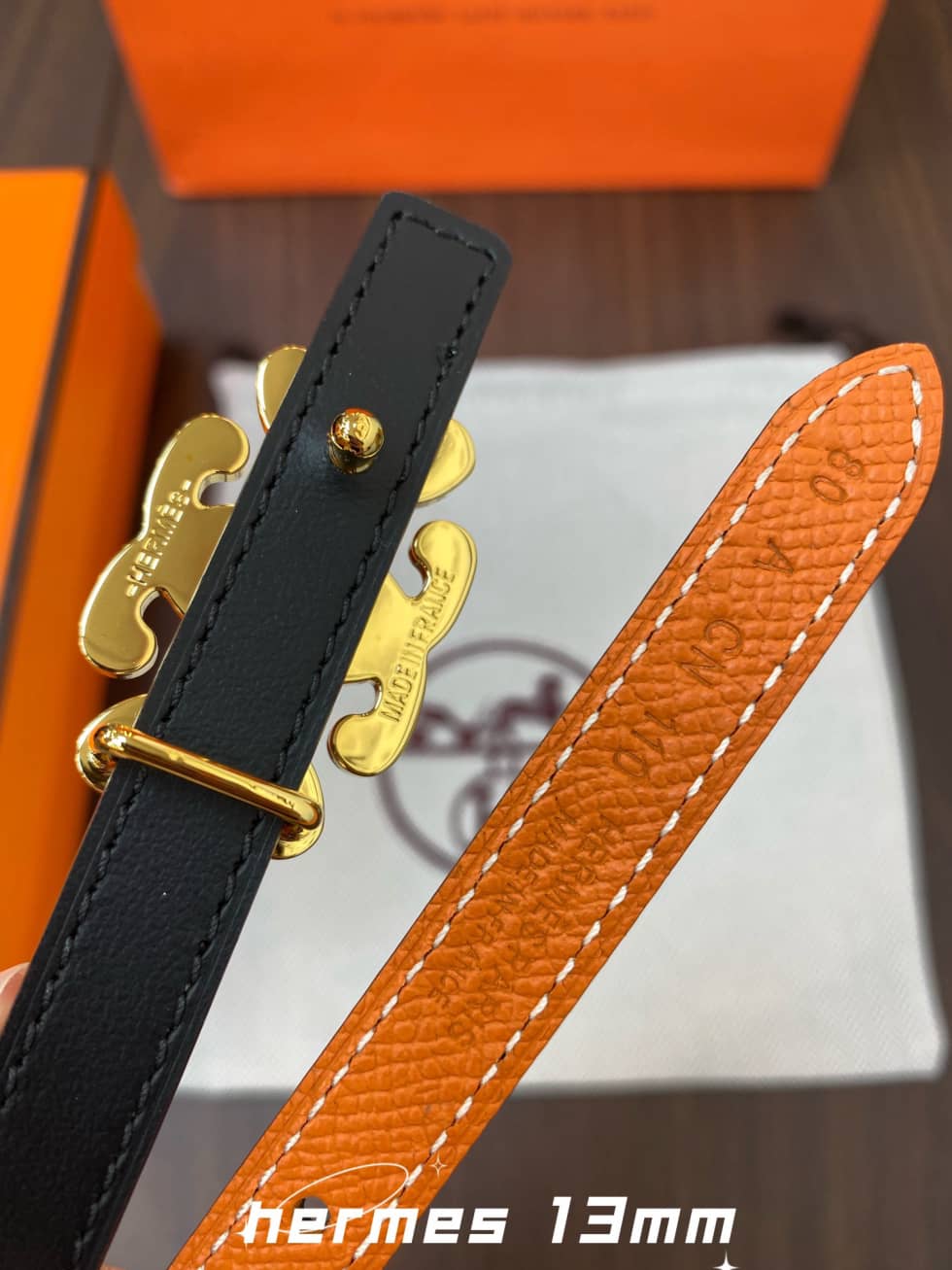 Wholesale H**me5 Logo Belt 13mm For Lady