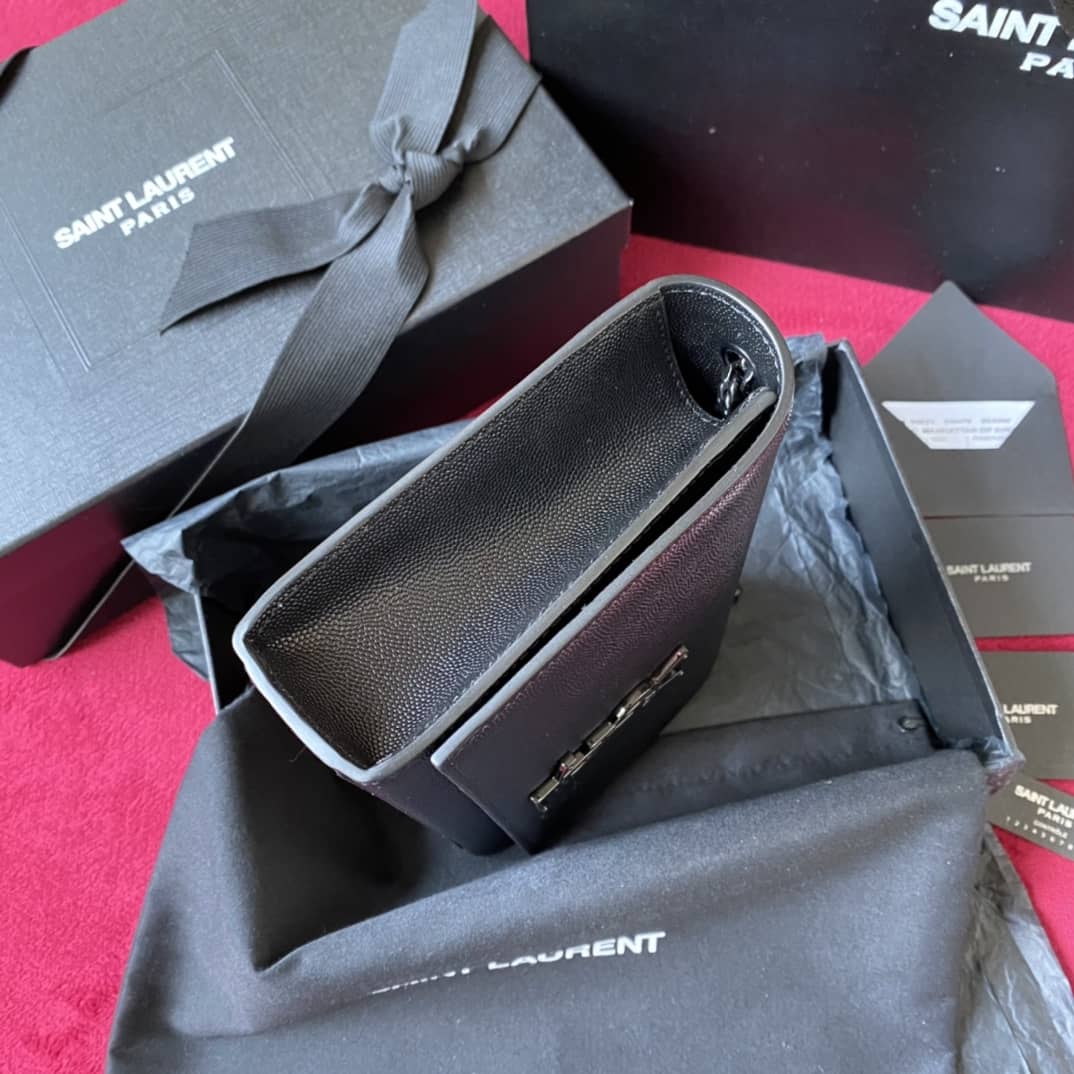 Y51 Replica Sa1nt Lau*nt Kate Embossed Leather Medium Bag