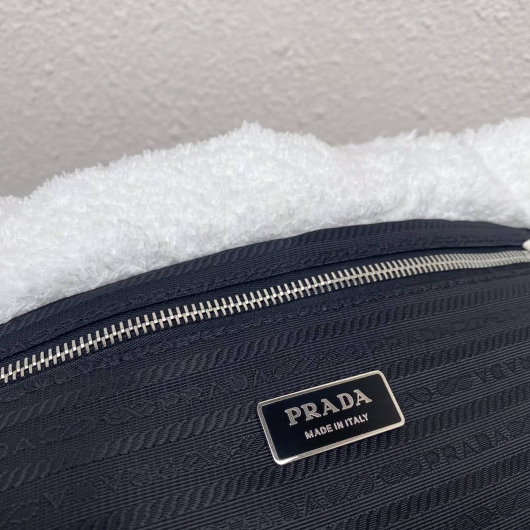 Pra*a Shearling Tote Shoulder Bag