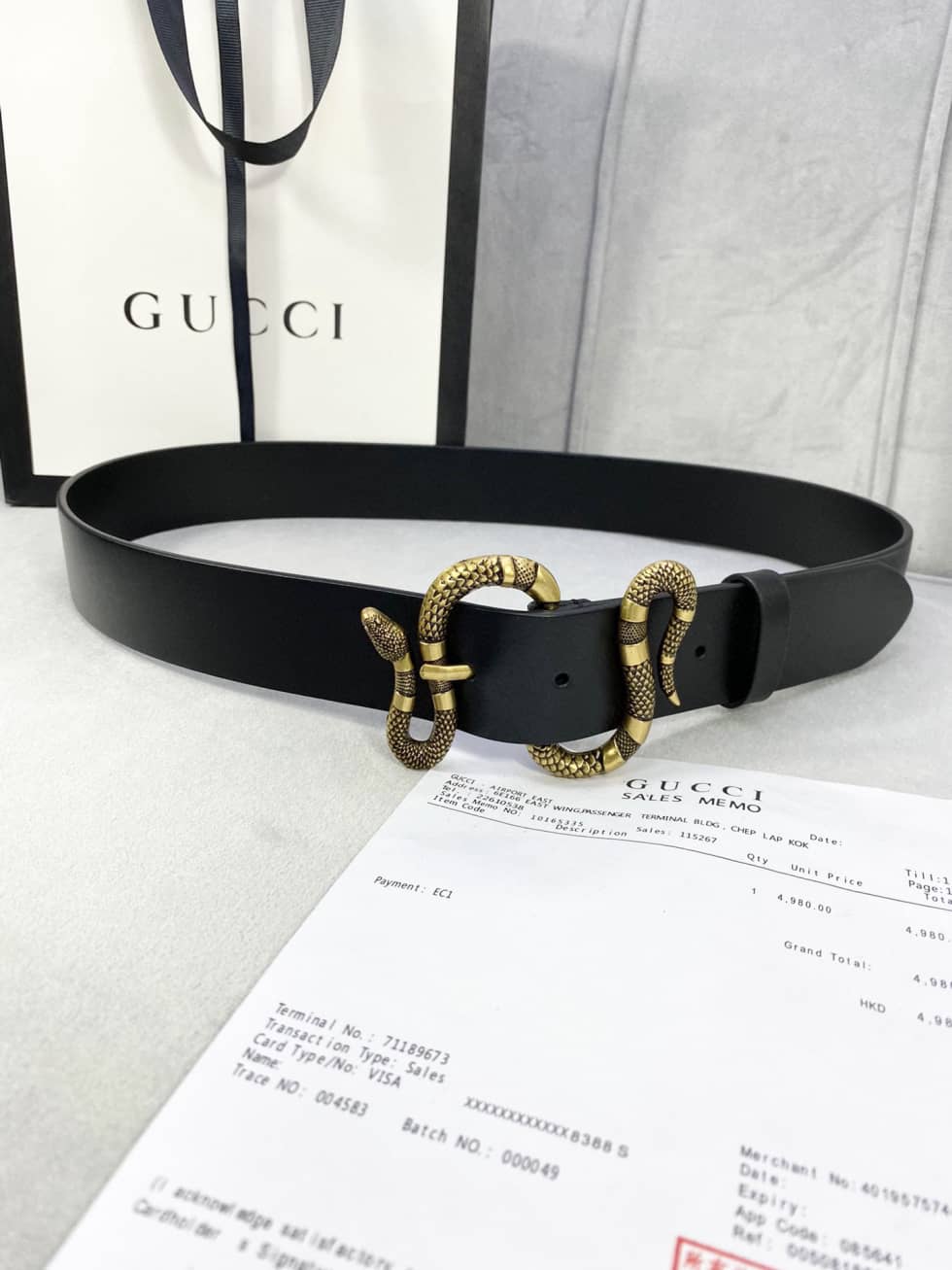 Knockoff Gvc*1 Logo Belt 40mm