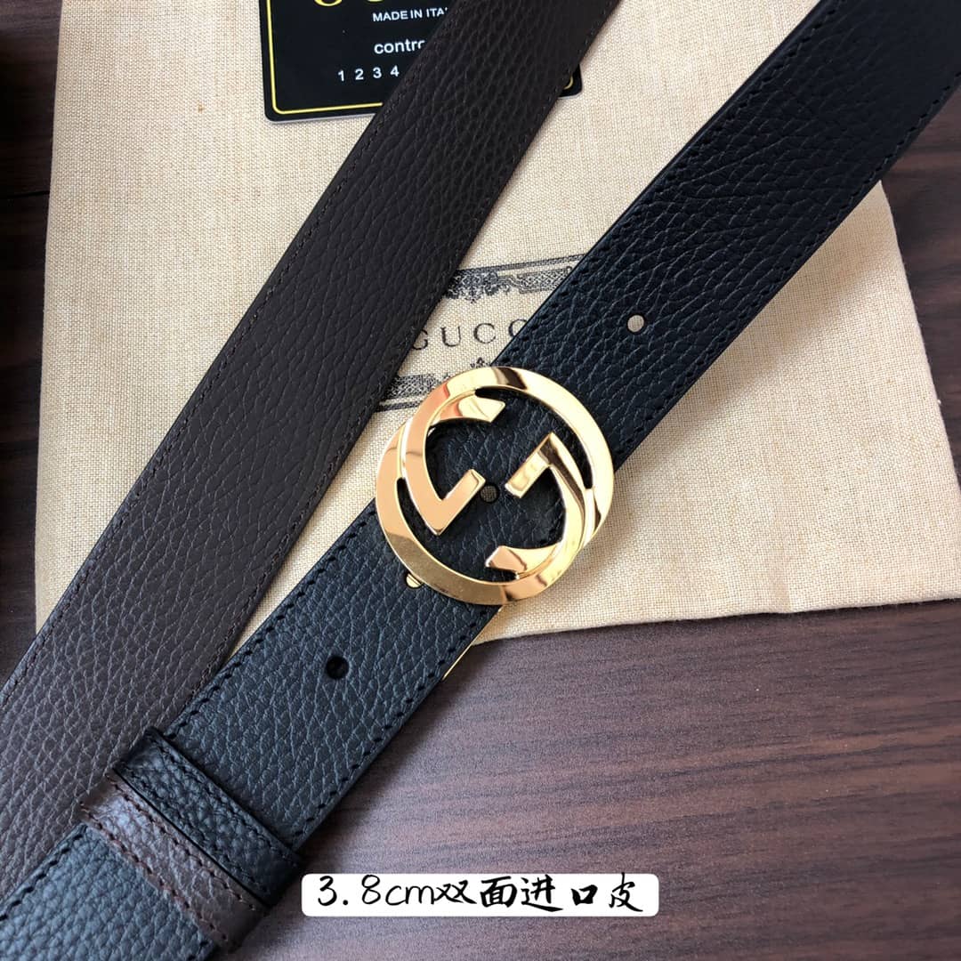 Fake Gvc*1 Logo Belt 38mm