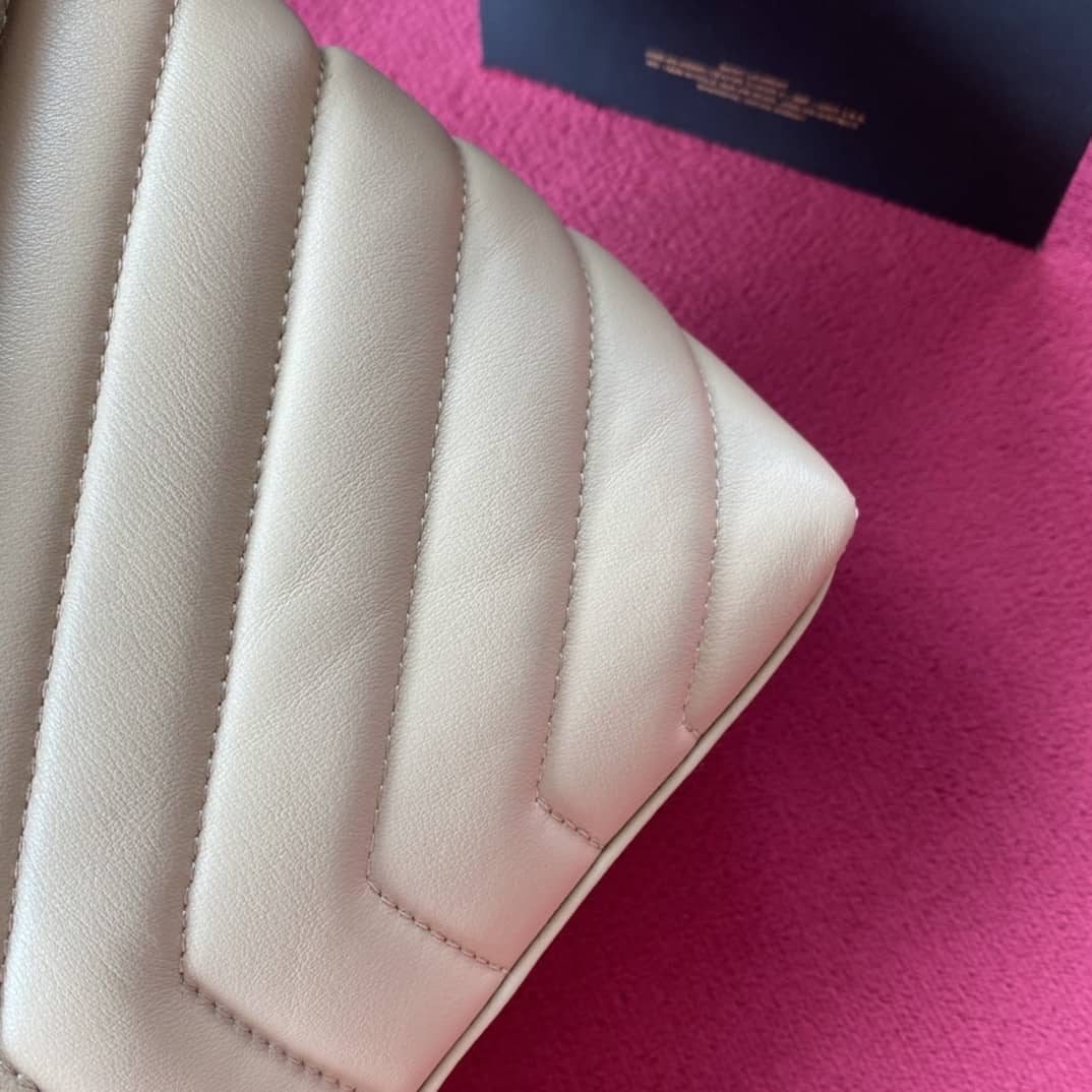 Y51 Loulou Medium Quilted “Y” Leather Replica Bag