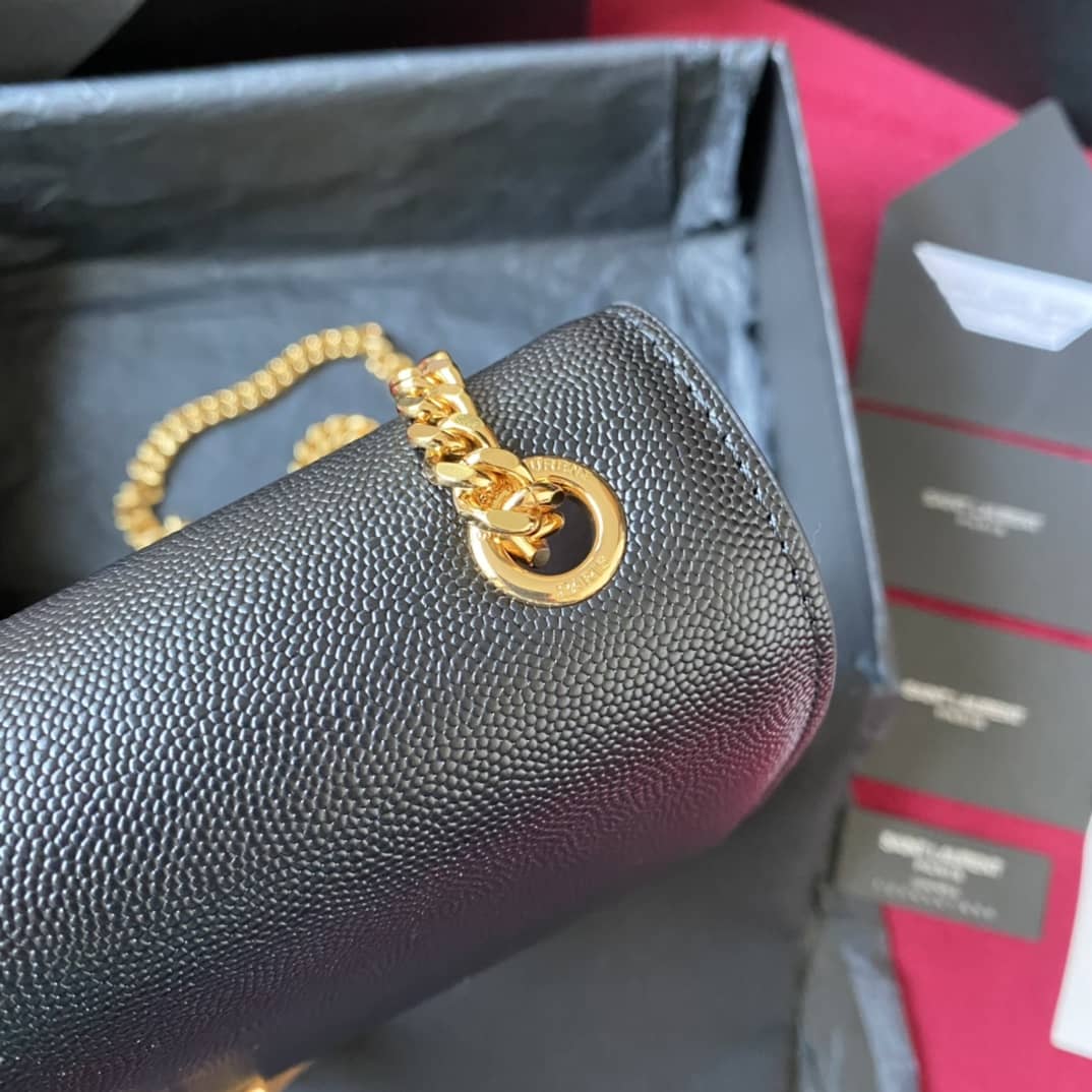 Y51 Dupes Bags Sa1nt Lau*nt Kate Embossed Leather Medium Bag