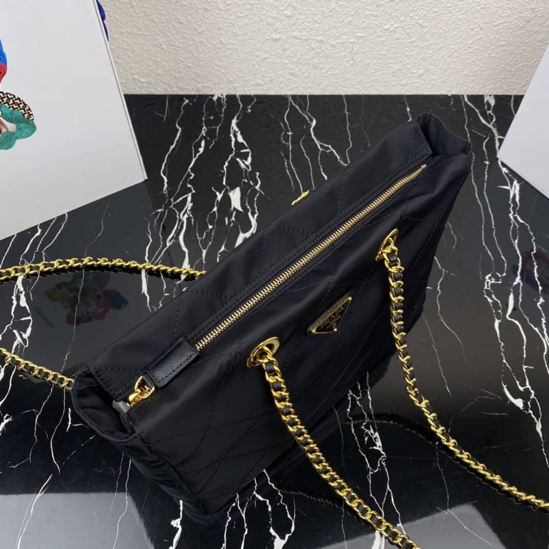 Replica Pra*as Leather Replica Tote