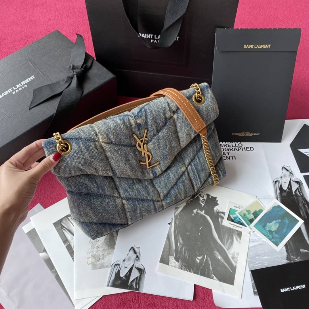 Sa1nt Lau*nt Bag Dupe Loulou Puffer Small Bag Replica Satchel