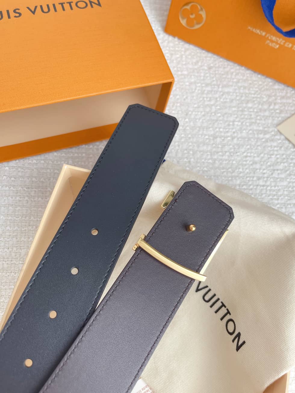 Replica L0vis Vvtt0n Buckle Belt 40mm