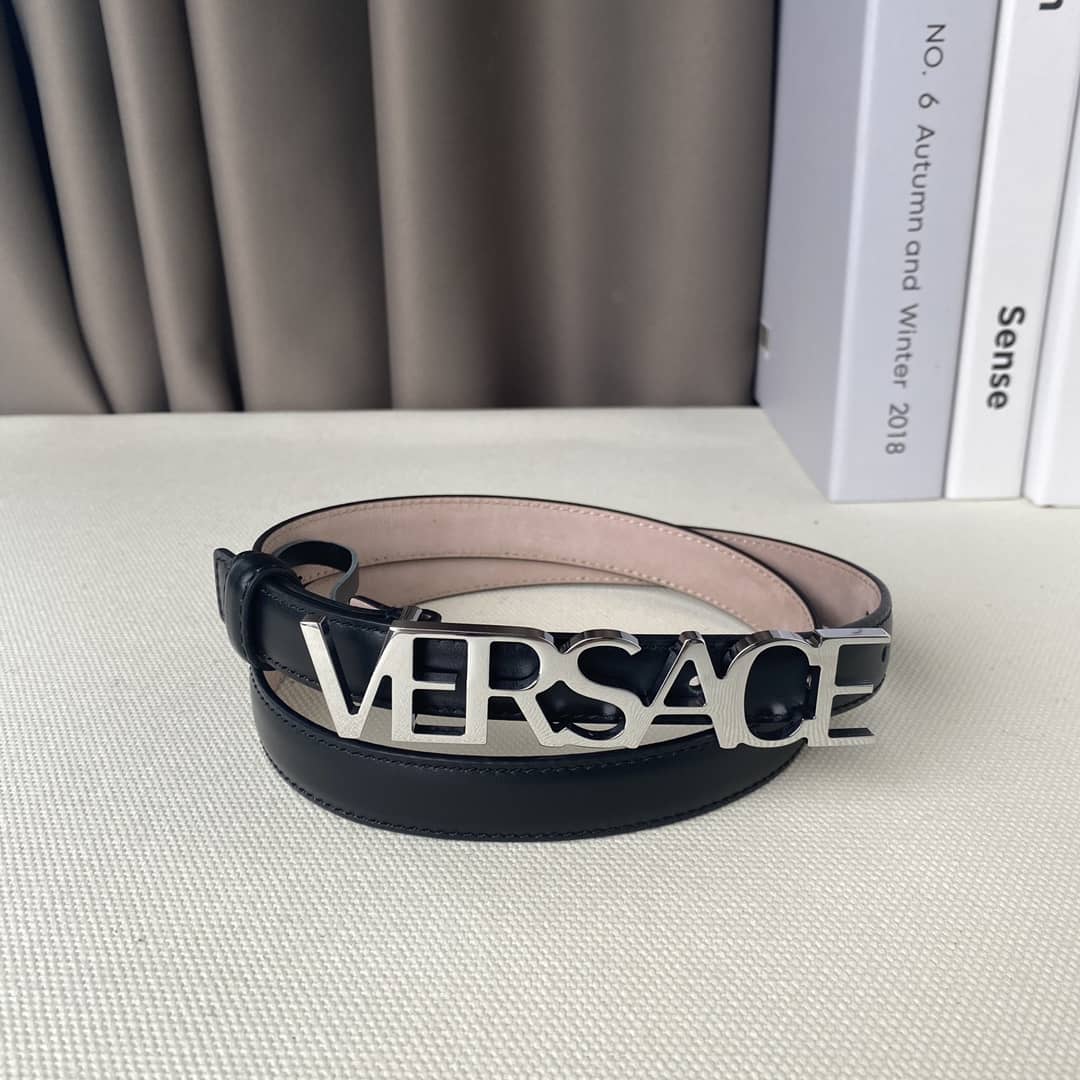 Fake Versace Logo Belt 20mm For Lady