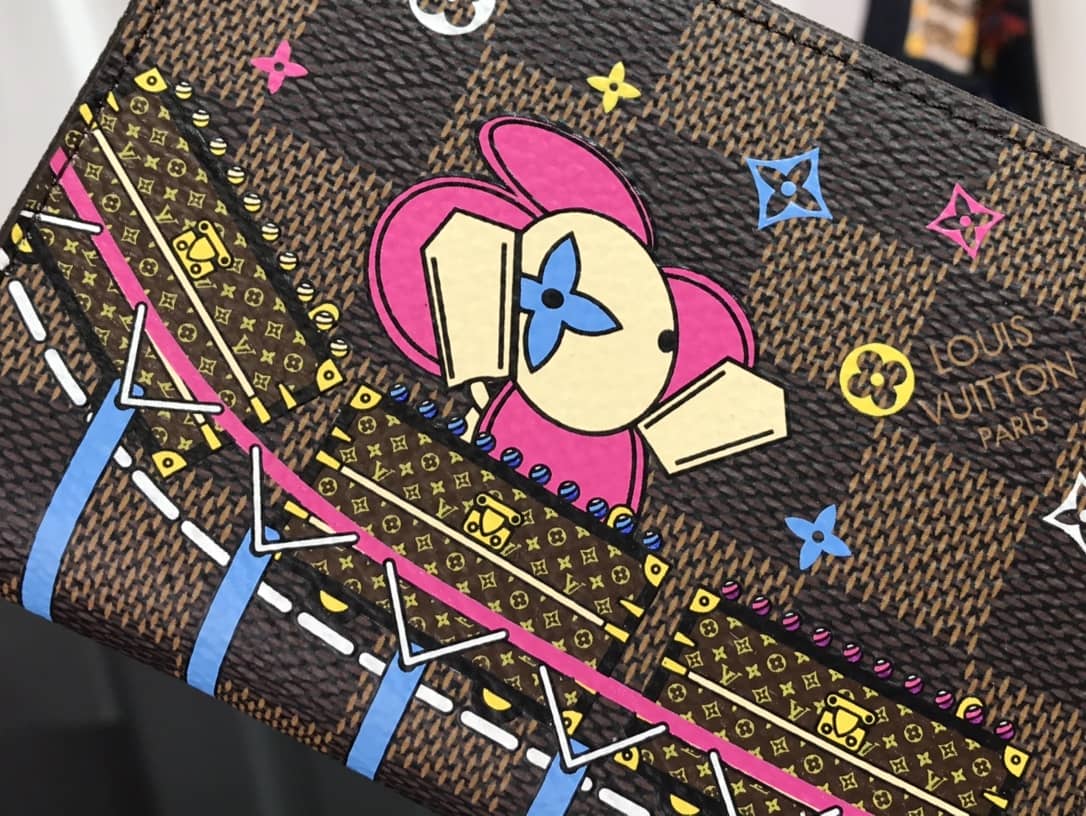 L0vis Vvtt0n Wallet Dupe Zippy Coin Christmas Holiday Box M60067