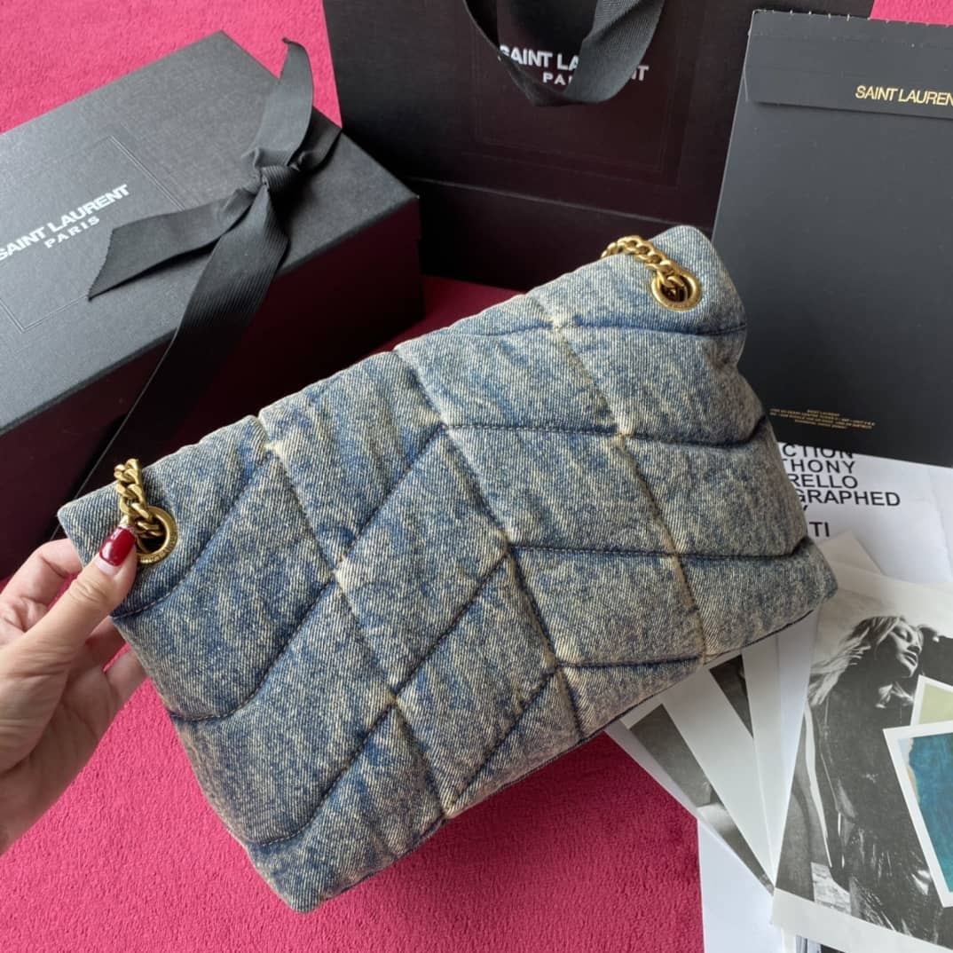 Sa1nt Lau*nt Bag Dupe Loulou Puffer Small Bag Replica Satchel