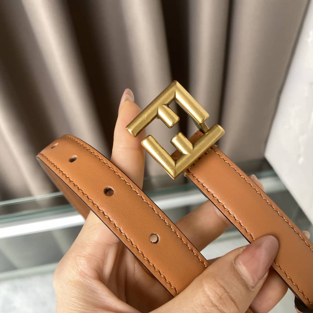 Fake F**di Logo Belt 20mm For Lady