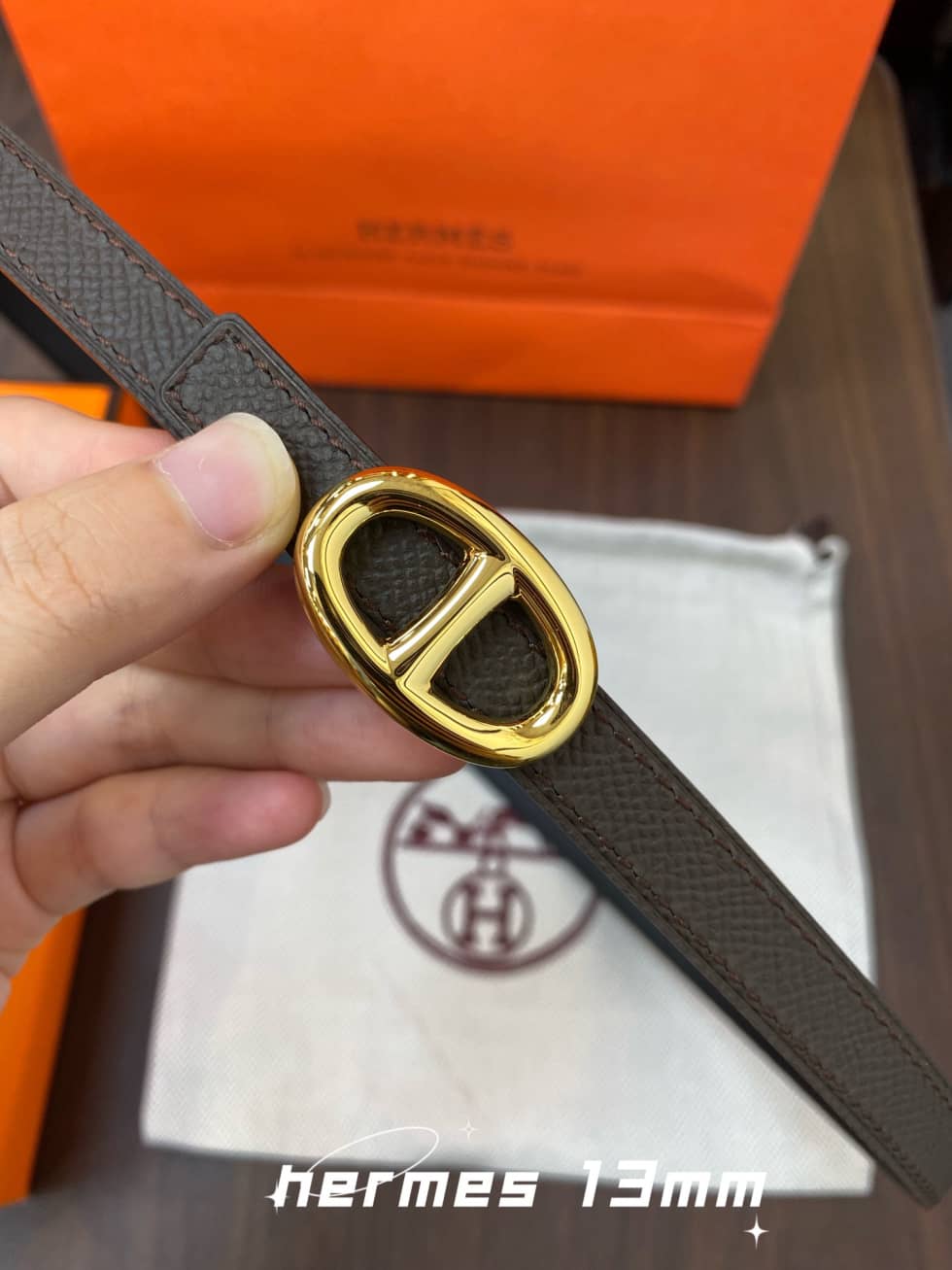 Replica H**me5 Buckle Belt 13mm For Lady