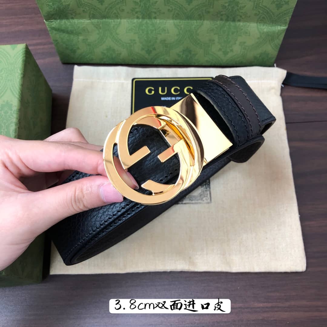 Fake Gvc*1 Logo Belt 38mm