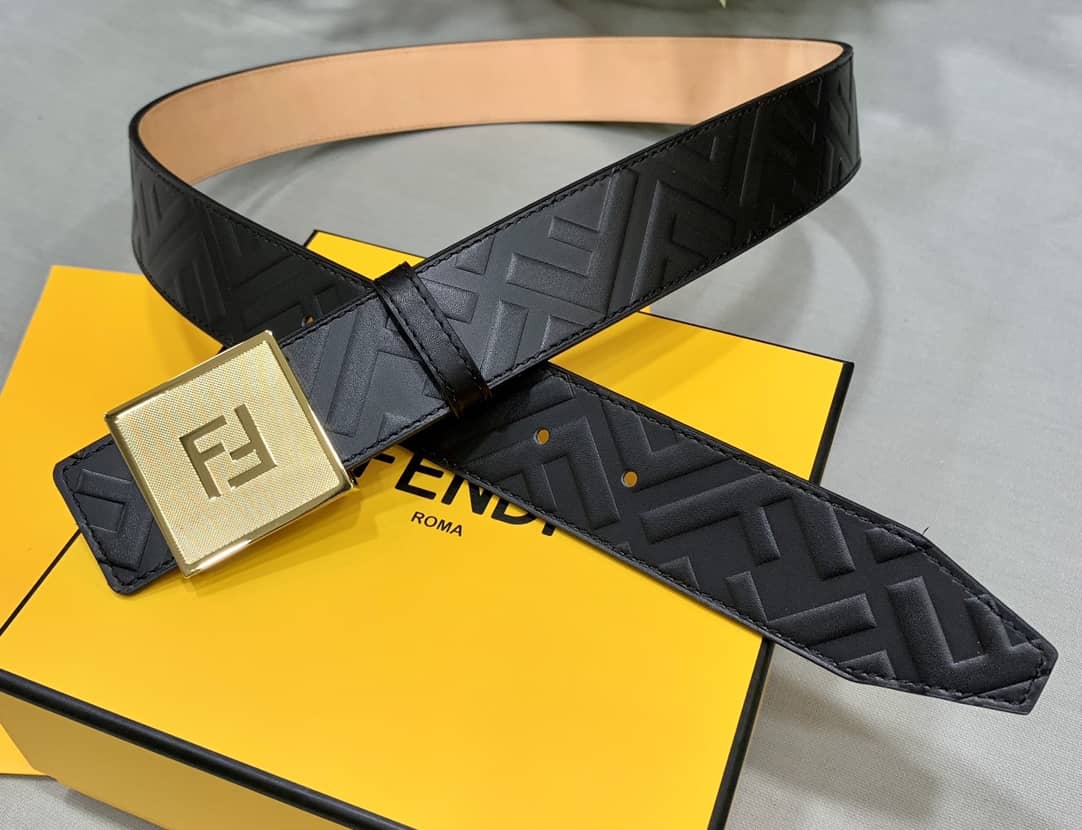 Knockoff F**di Logo Belt 40mm