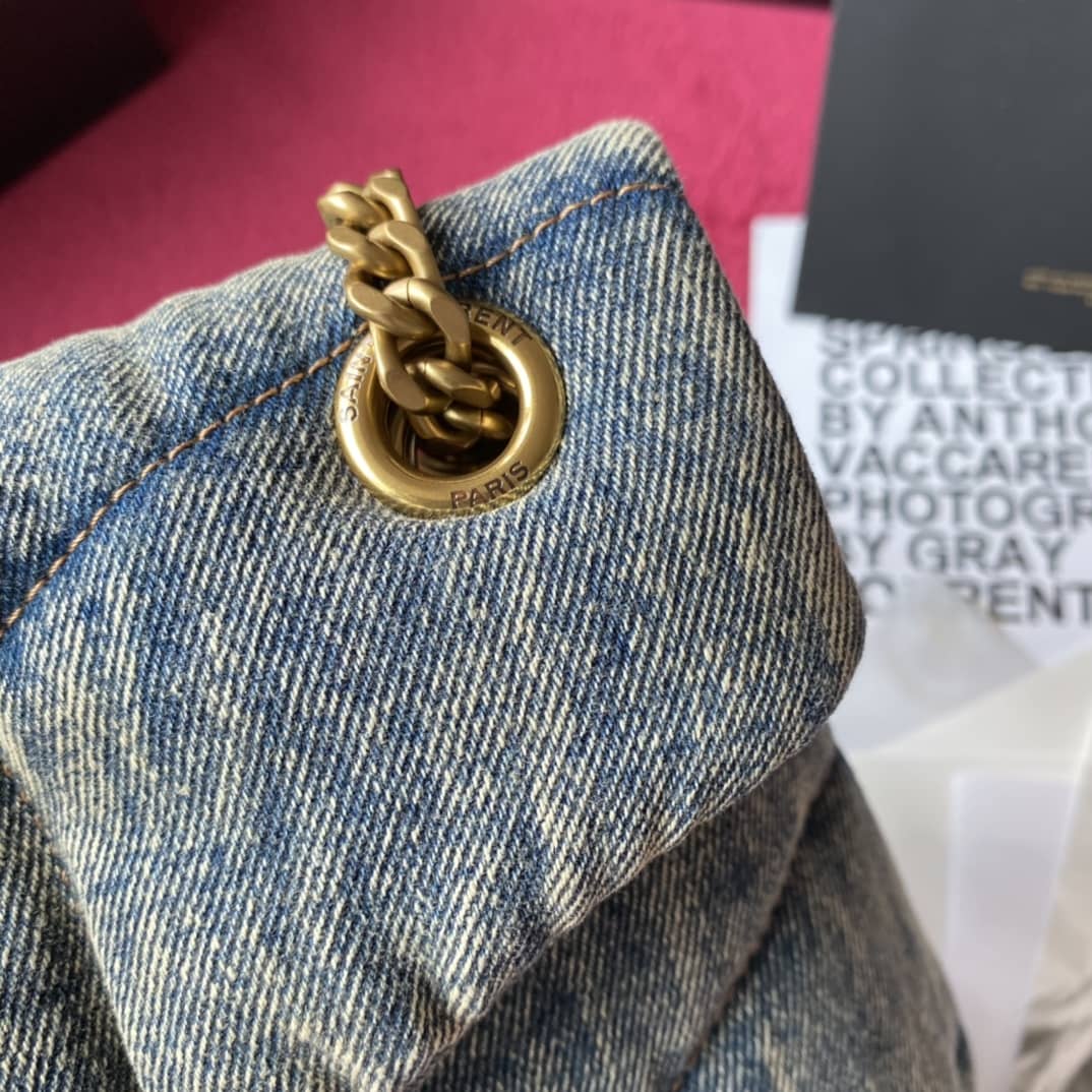 Sa1nt Lau*nt Bag Dupe Loulou Puffer Small Bag Replica Satchel