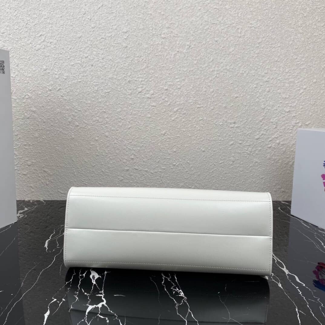 Pra*a Small Brushed Leather Replica Tote