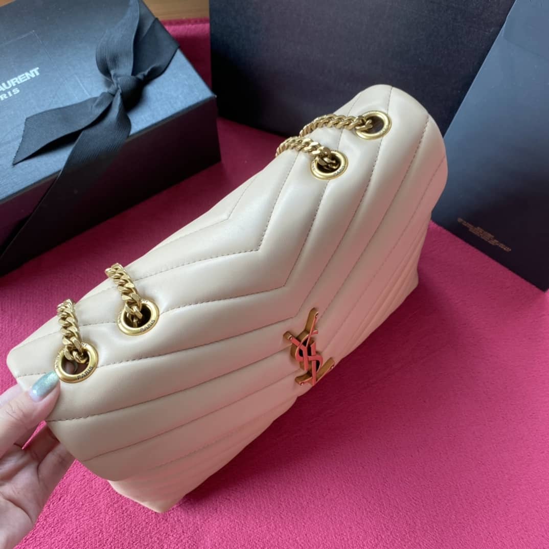 Y51 Loulou Medium Quilted “Y” Leather Replica Bag