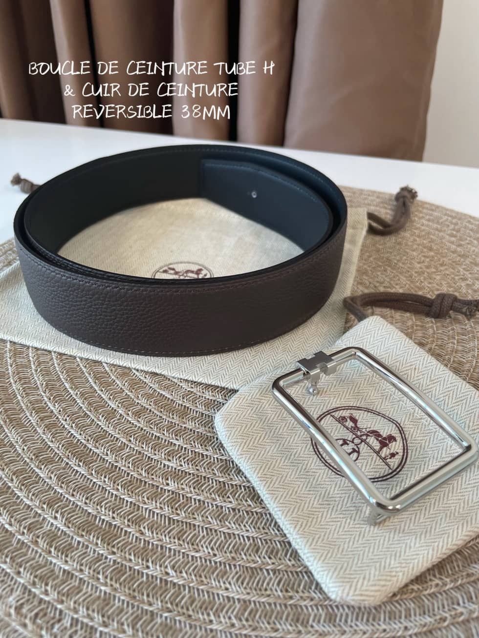 Fake H**me5 Logo Belt 38mm