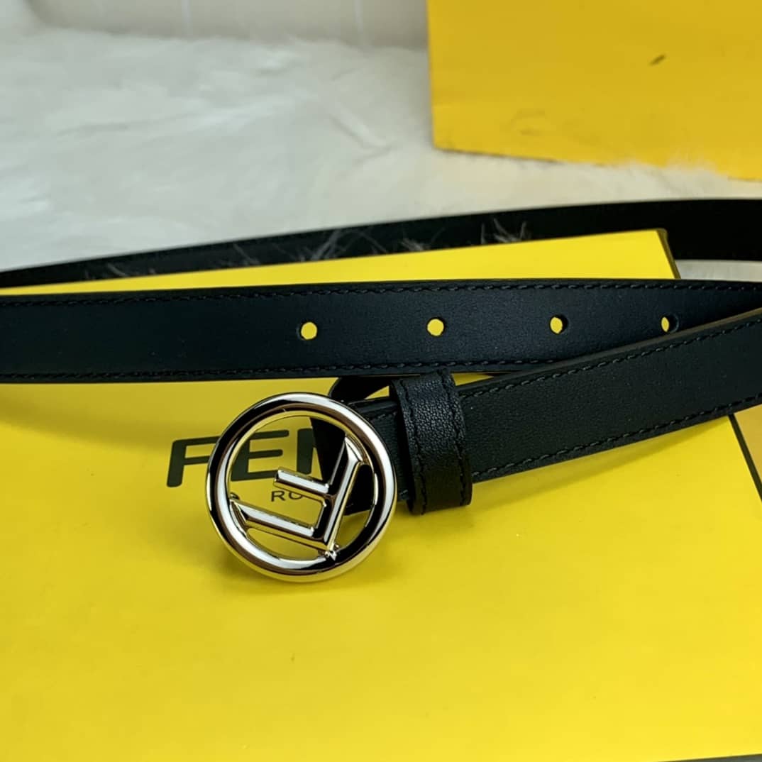 Knockoff F**di Logo Belt 20mm For Lady