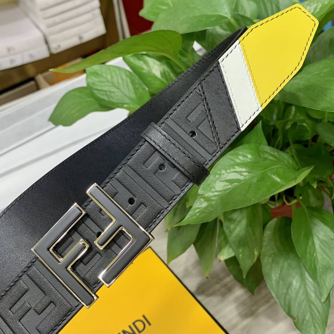 7 Star F**di Leather Belt 39mm