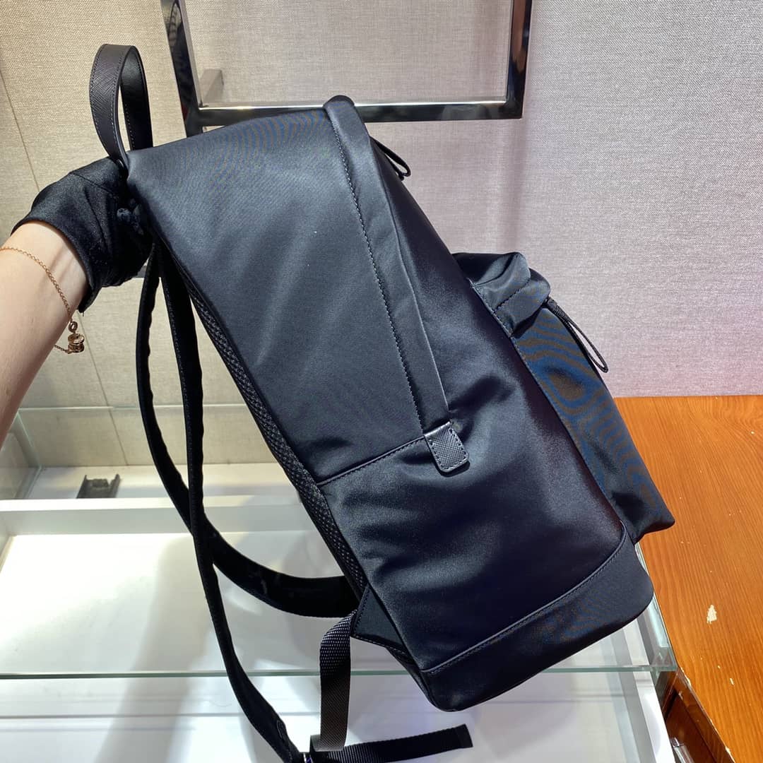Pra*a Backpack Dupe Tessuto Zainetto Nylon Leather