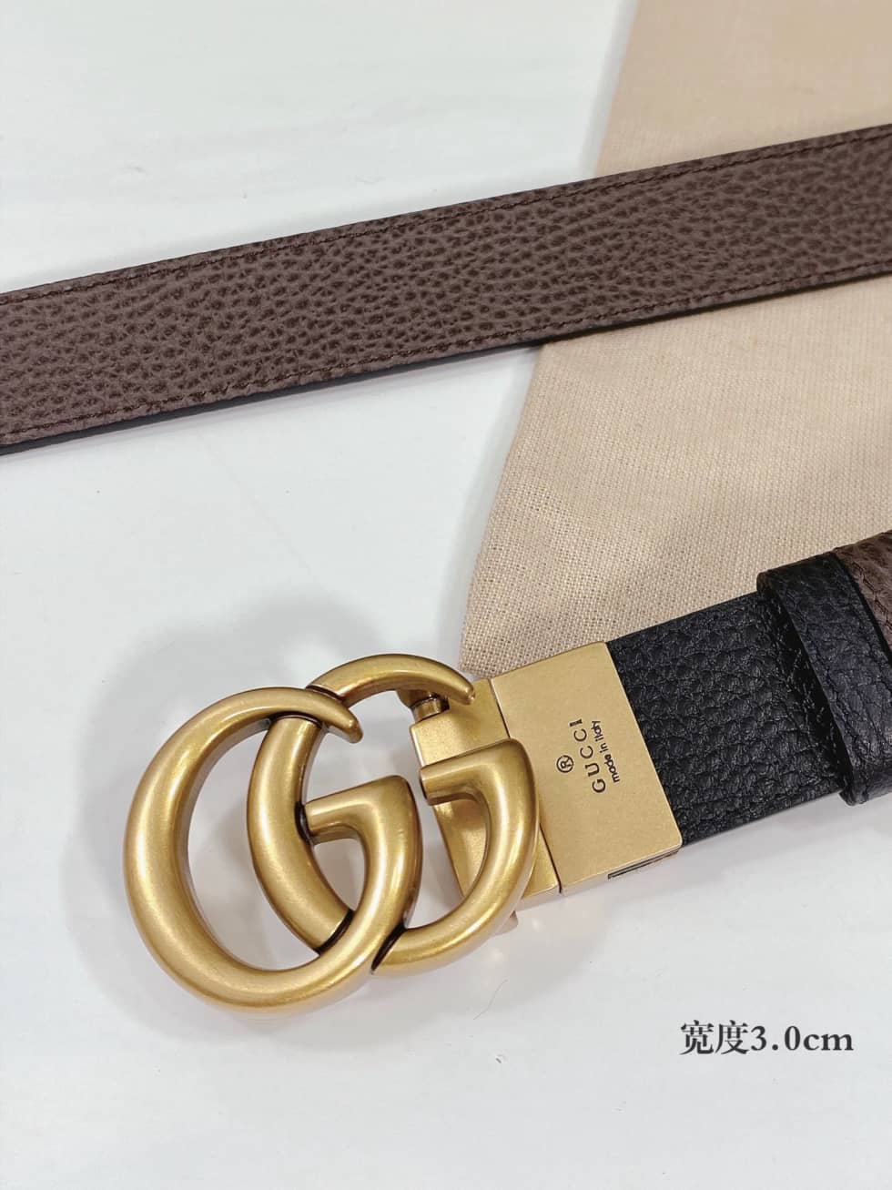 Fake Gvc*1 Logo Belt 30mm