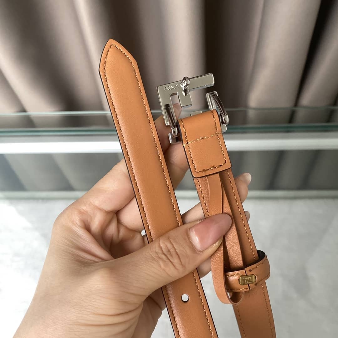 Fake F**di Logo Belt 20mm For Lady