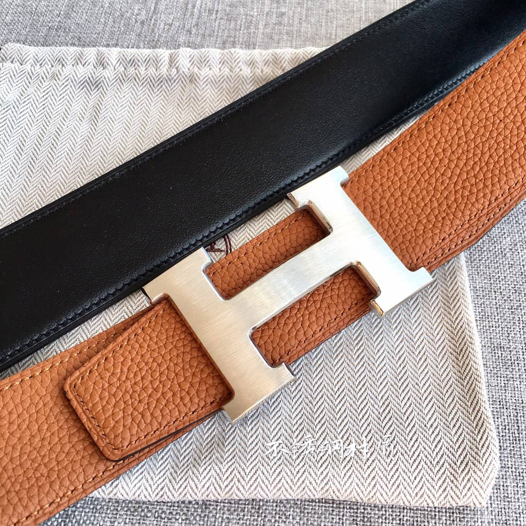 Knockoff H**me5 Logo Belt 38mm