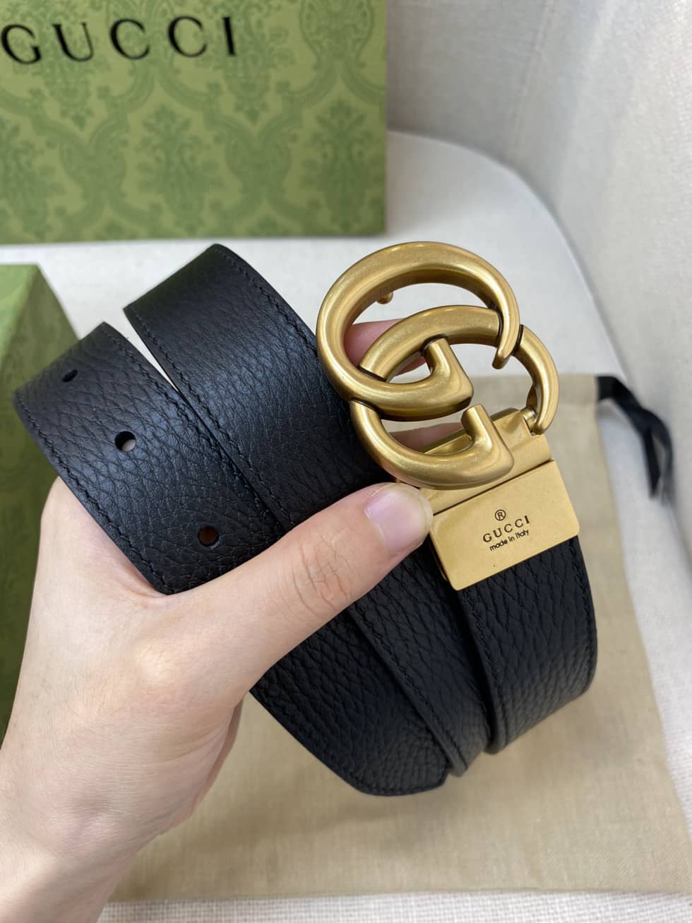 Fake Gvc*1 Logo Belt 30mm