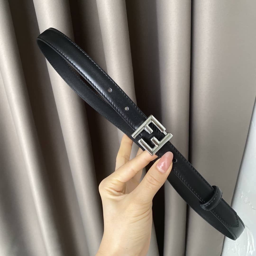 Knockoff F**di Logo Belt 20mm For Lady