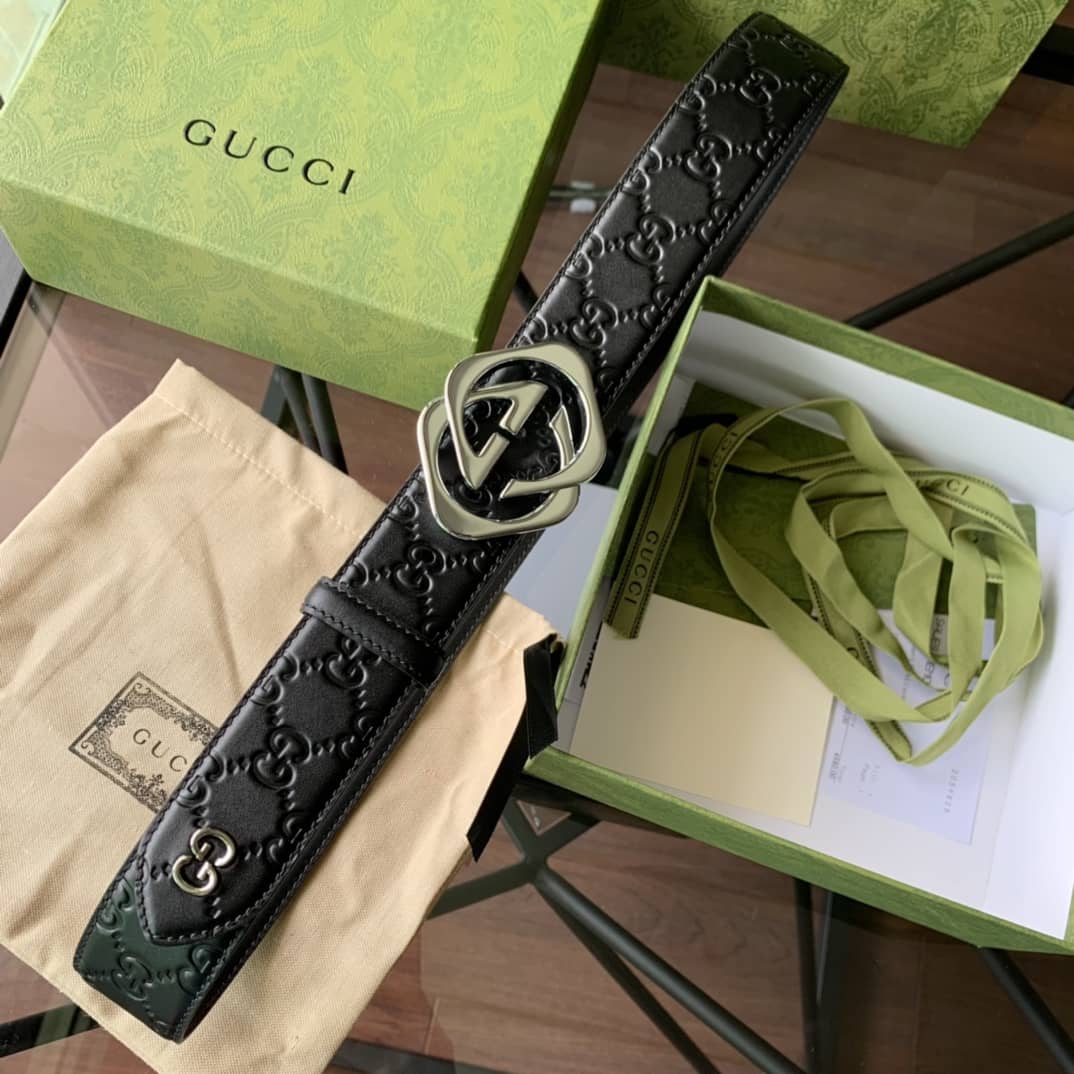 Fake Gvc*1 Logo Belt 38mm