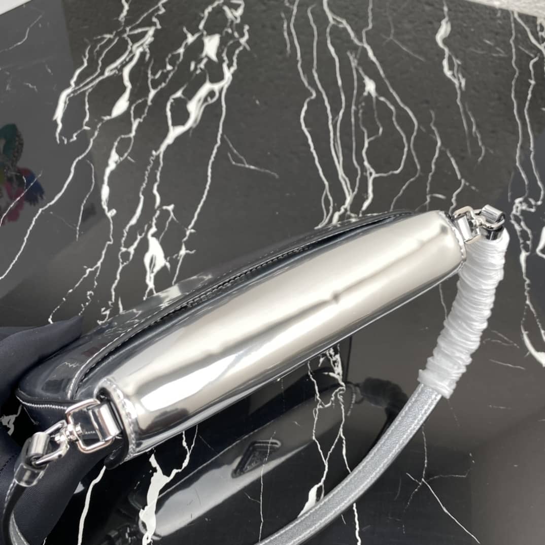 Pra*a Cleo Bag Dupe Brushed Leather Flap Replica Shoulder Bag