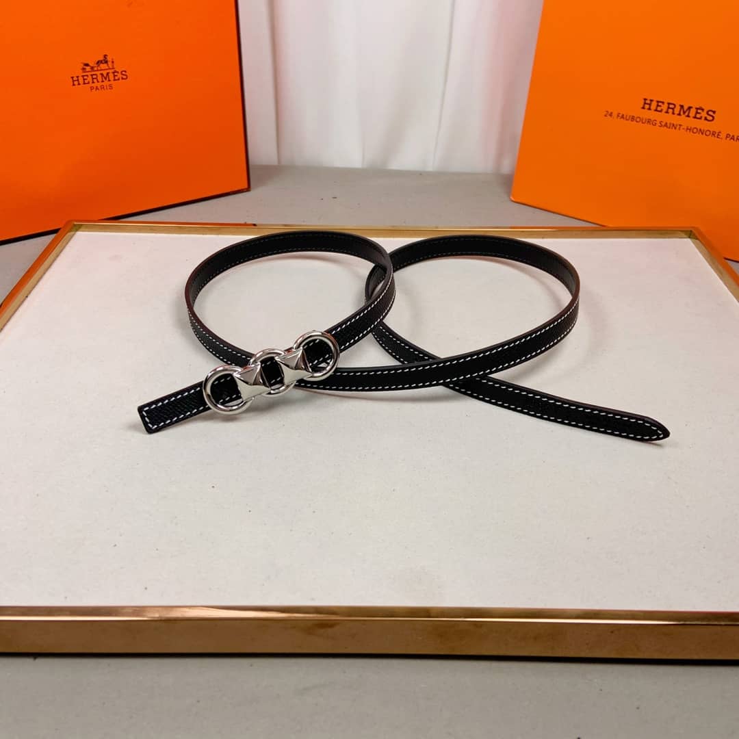 Fake H**me5 Logo Belt 13mm For Lady